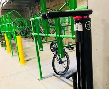Bike storage & fix-it station